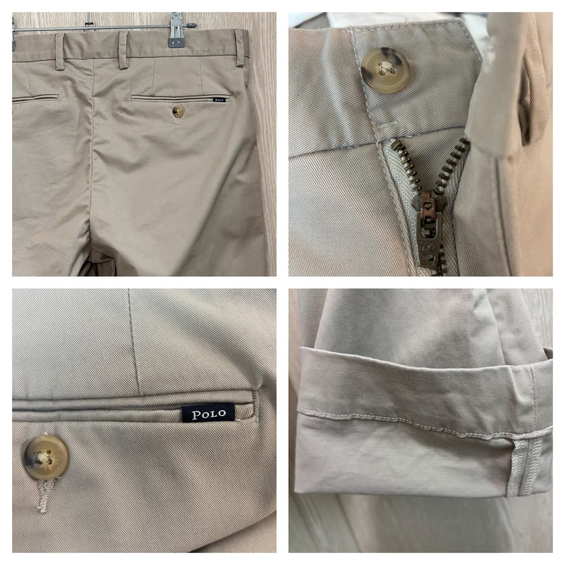 23SS)폴로 스트레이트핏 치노팬츠32"/라이트베이지 상품이미지5