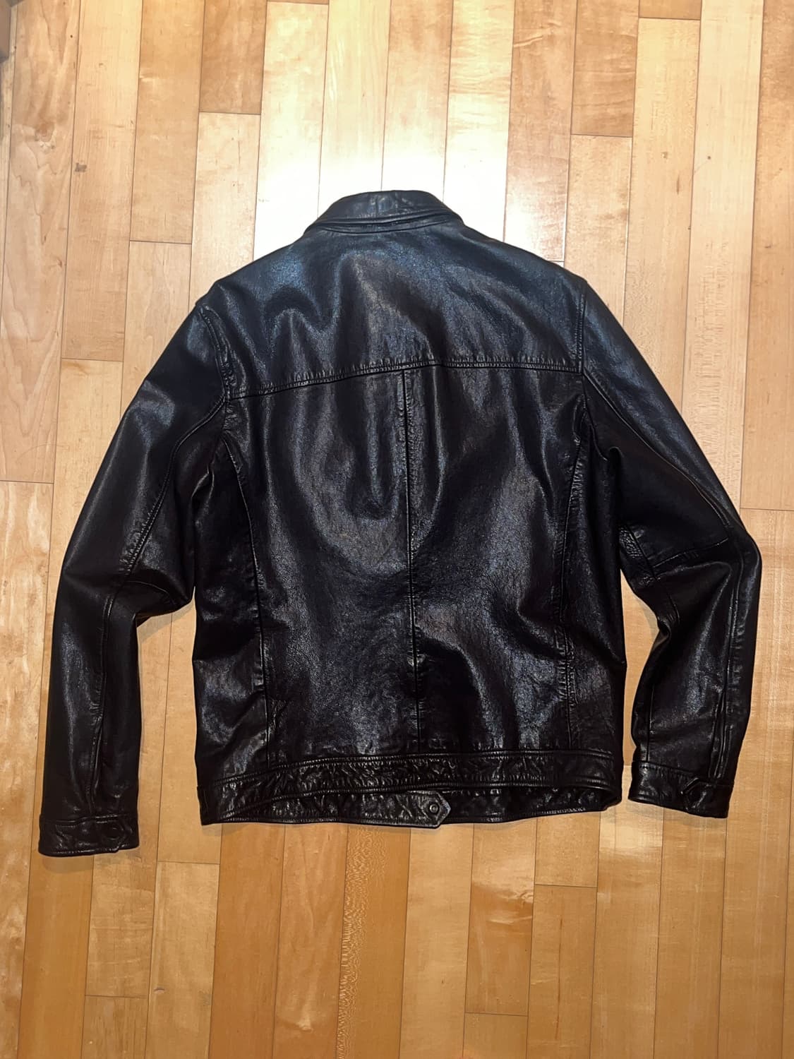 ALLSAINTS LARK LEATHER JACKET XL 상품이미지6