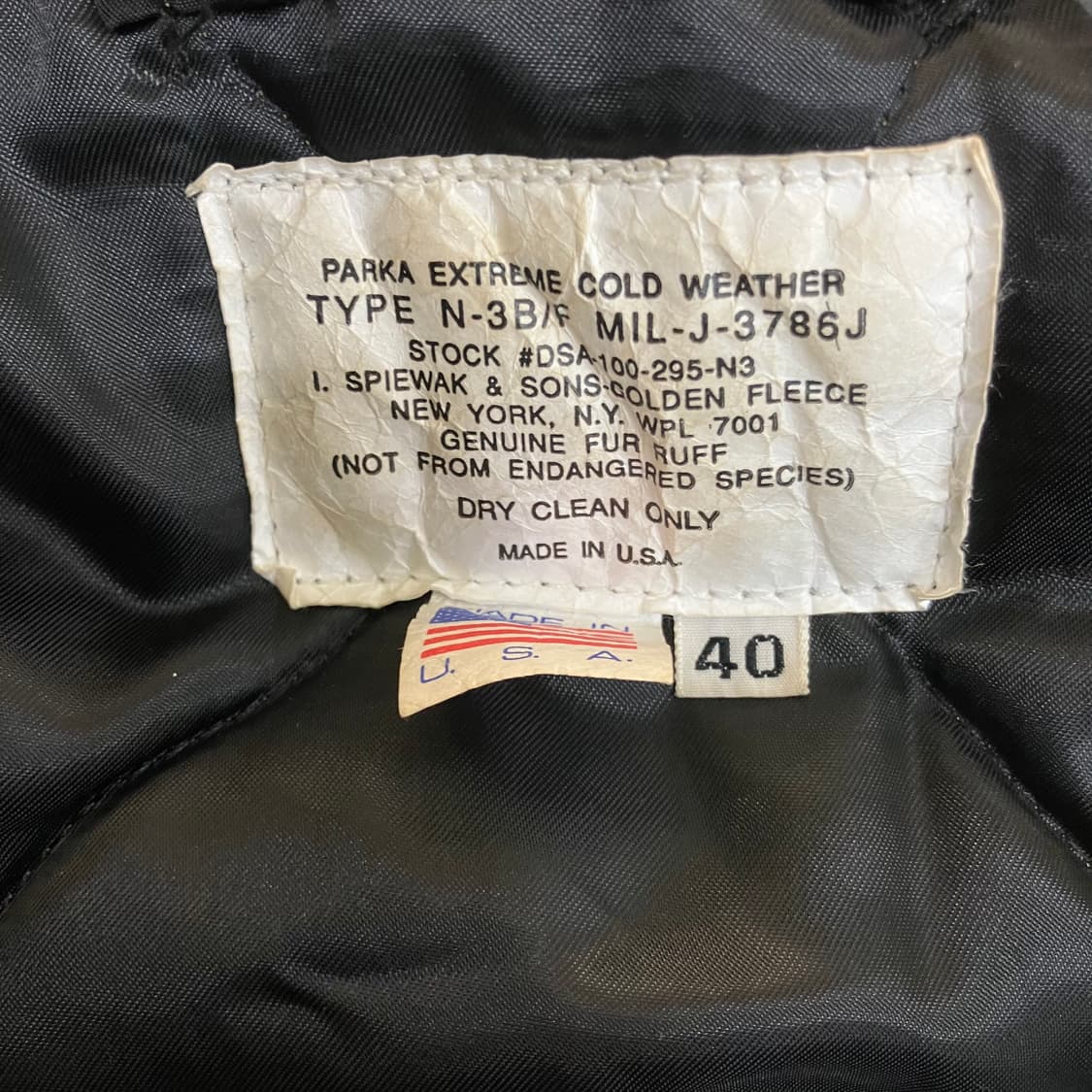 Spiewak 스피왁 N-3B 파카 40 상품이미지3