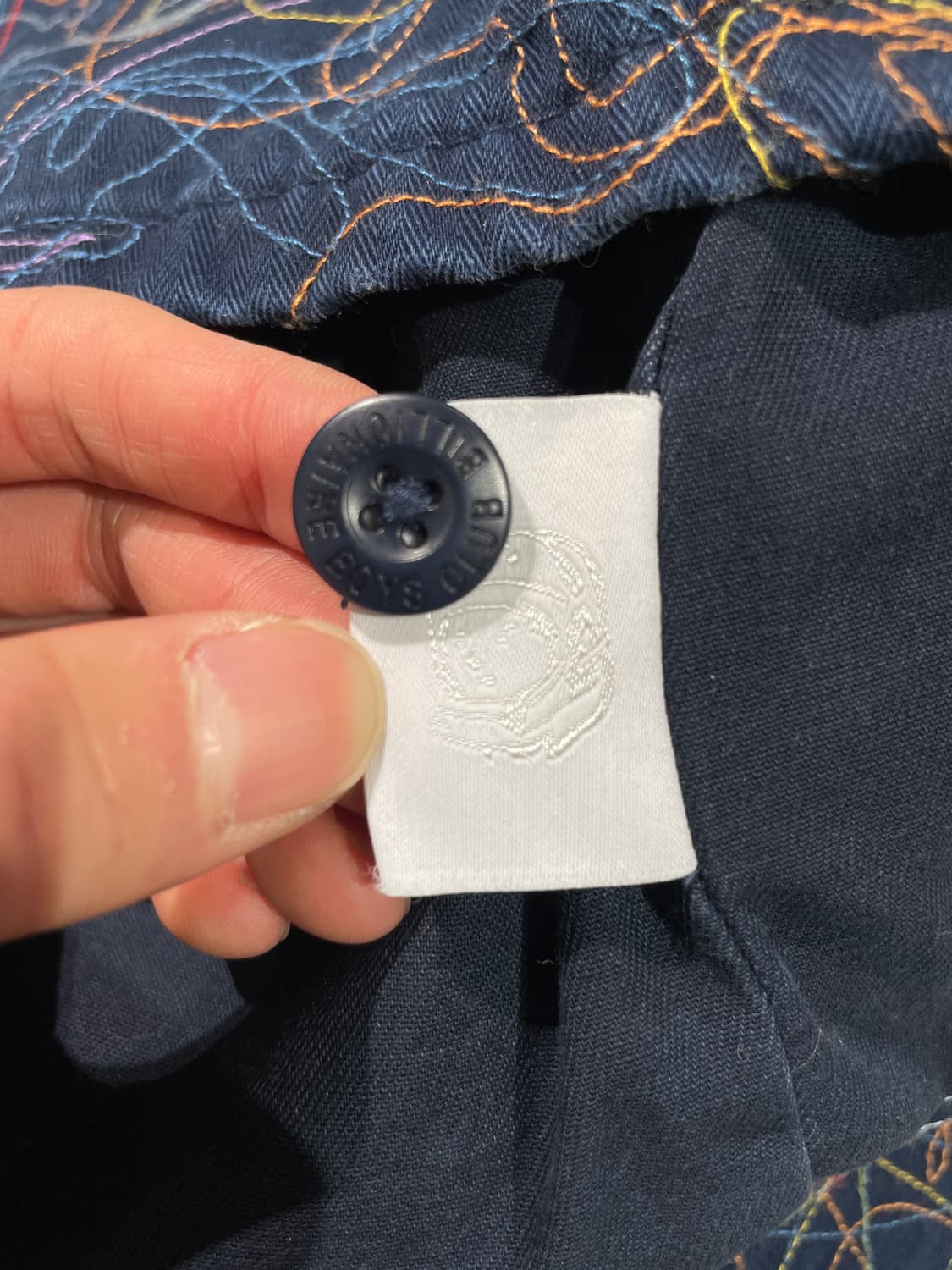 빌리어네어 보이즈 클럽 네이비 갤럭시 히든 버튼 자켓 상품이미지8