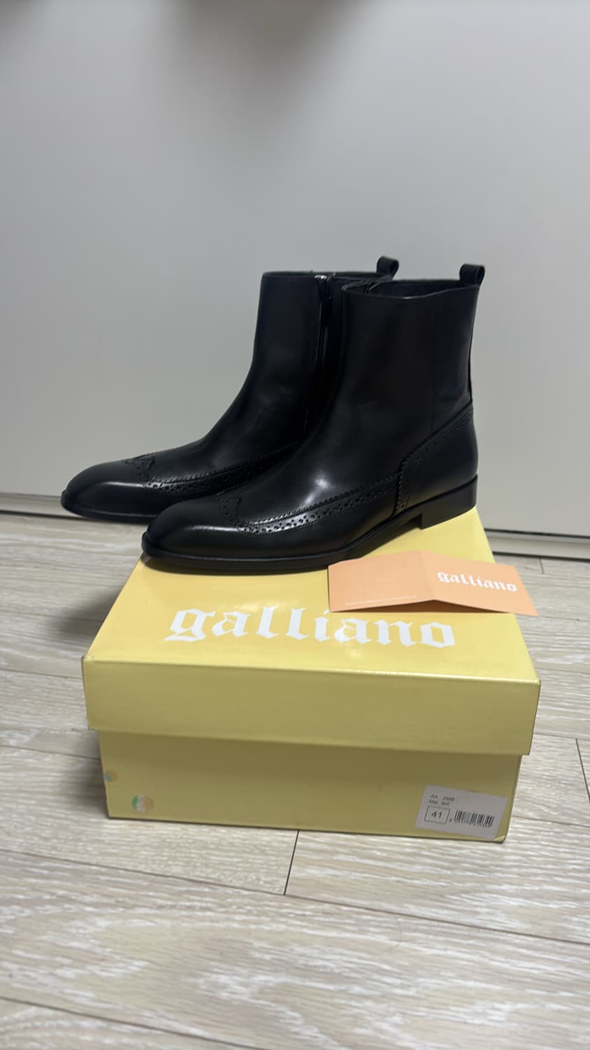 존 갈리아노 윙팁 첼시부츠 새상품 상품이미지1