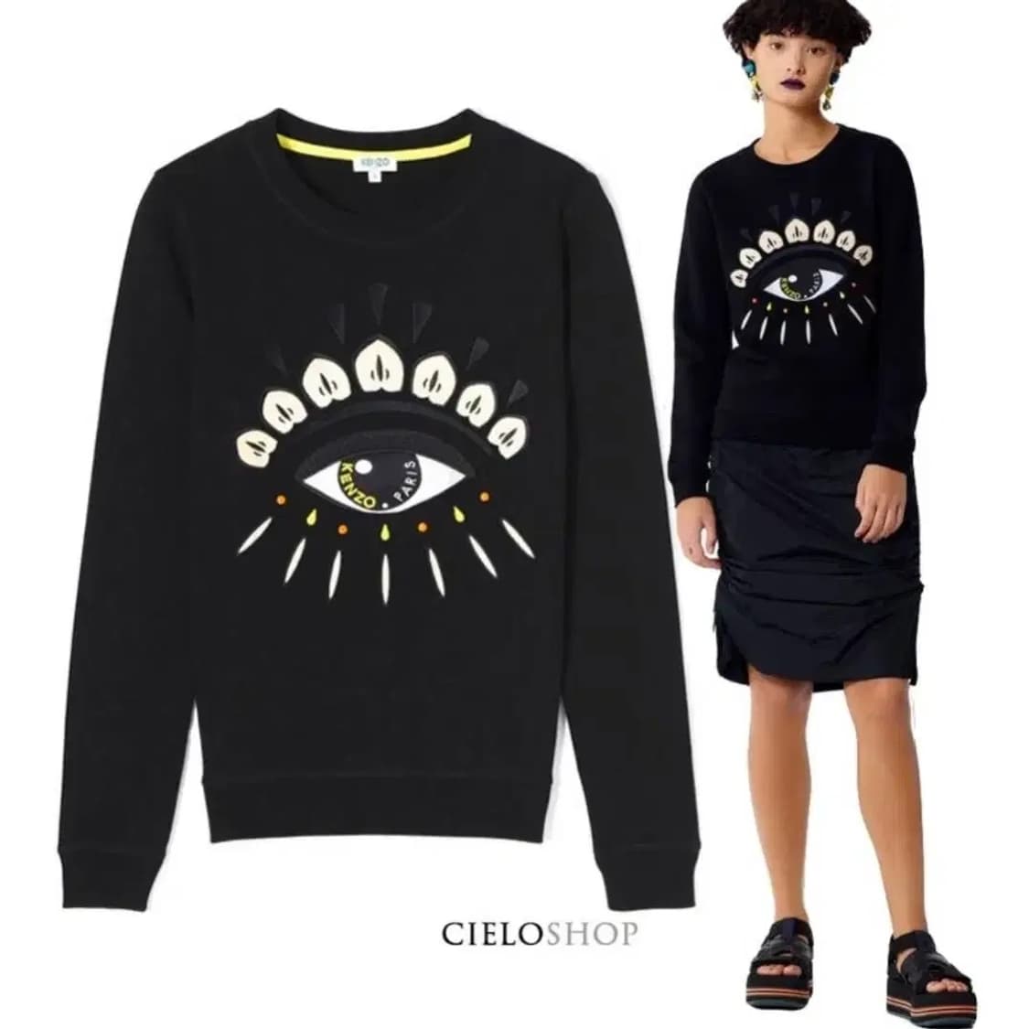 (매장) 겐조(Kenzo) 빅아이 자수 맨투맨 S size 상품이미지3