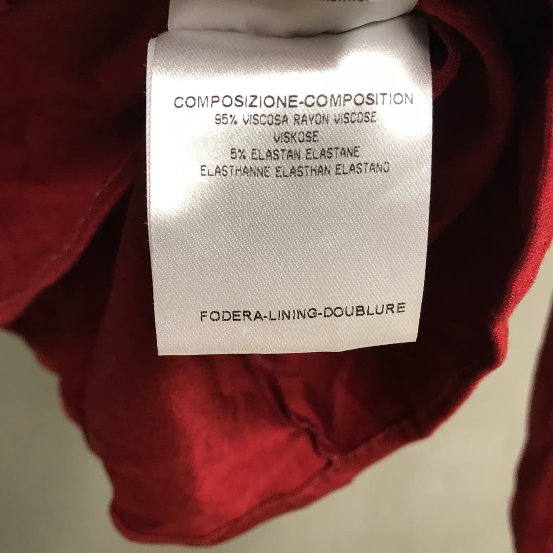 구찌 블라우스 레드 S(W) 상품이미지6