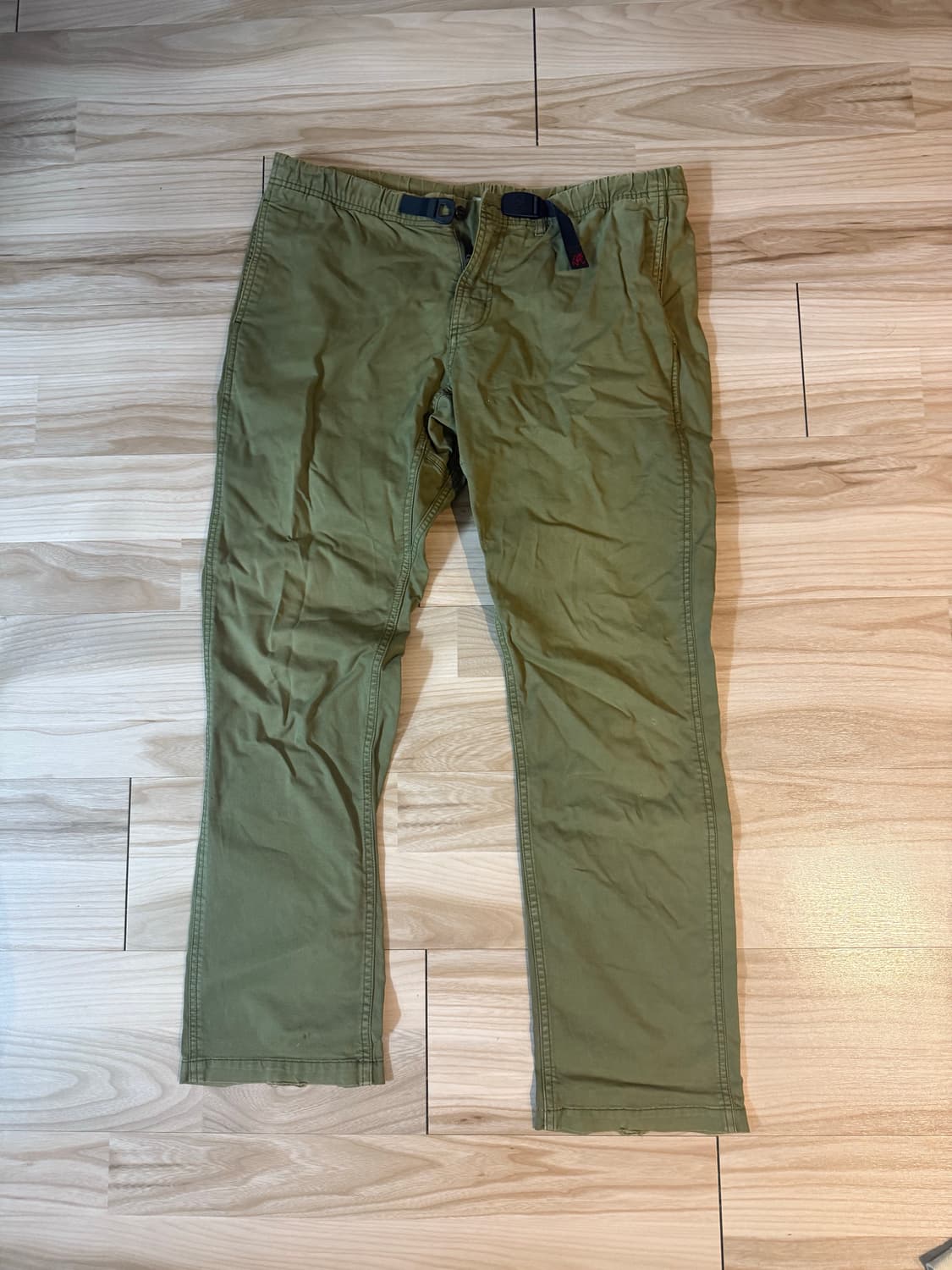 그라미치 바지 m사이즈 올리브색 상품이미지1