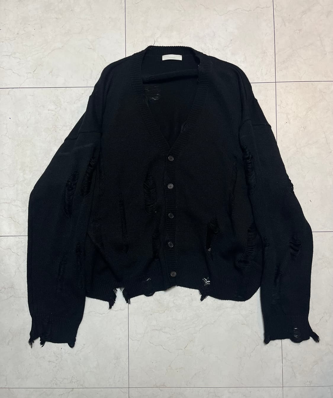 언더마이카 하코넨 디스트로이드 니트 가디건 1 상품이미지1