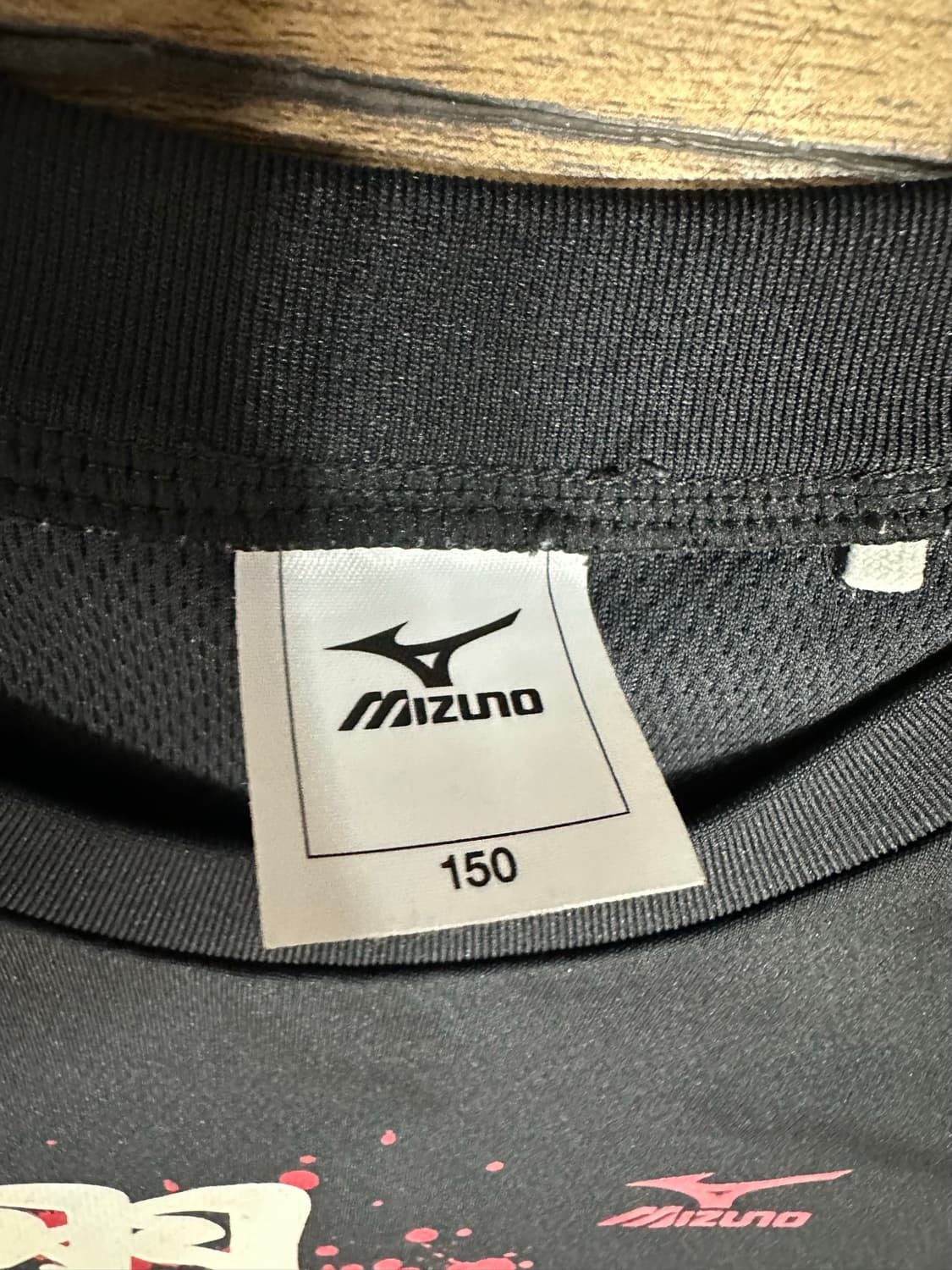 미즈노 Mizuno 기능성 프린트 반팔 티셔츠 블랙 여성S 상품이미지4