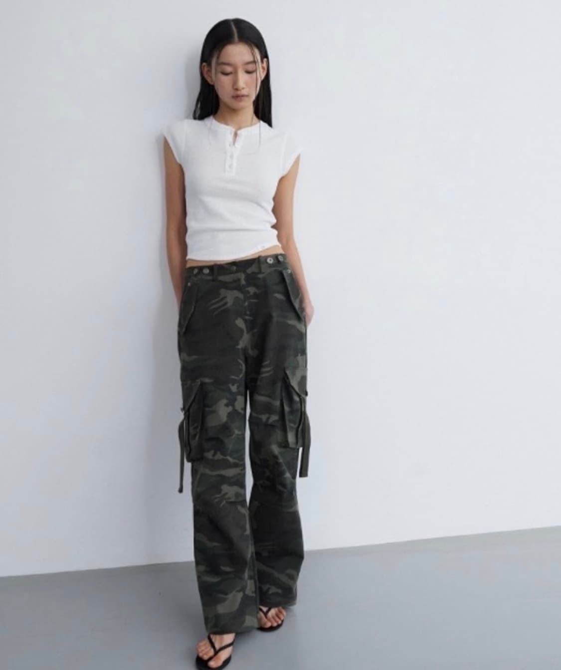 y2k카모바지 카고바지 빈티지카고바지 빈티지바지 이네기 갸루 상품이미지3