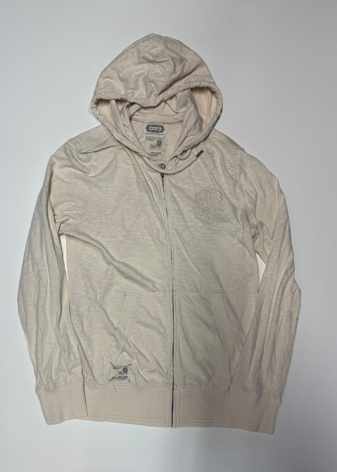 빈폴 진 Bean Pole 빈티지 아이보리 후드집업 L 상품이미지1