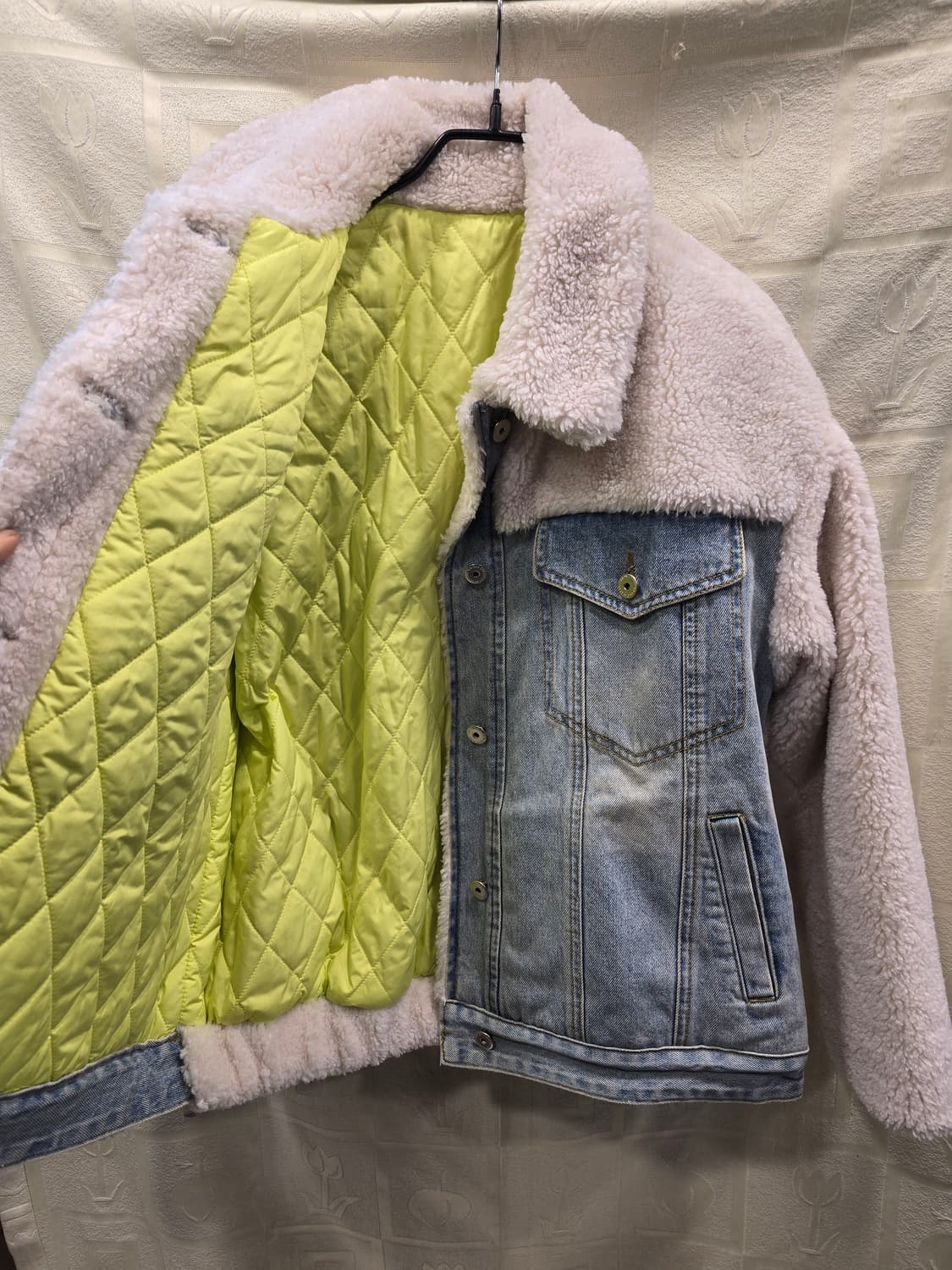 거의새거) 베네통 뽀글이 패딩 청자켓 90(55~66) 상품이미지8