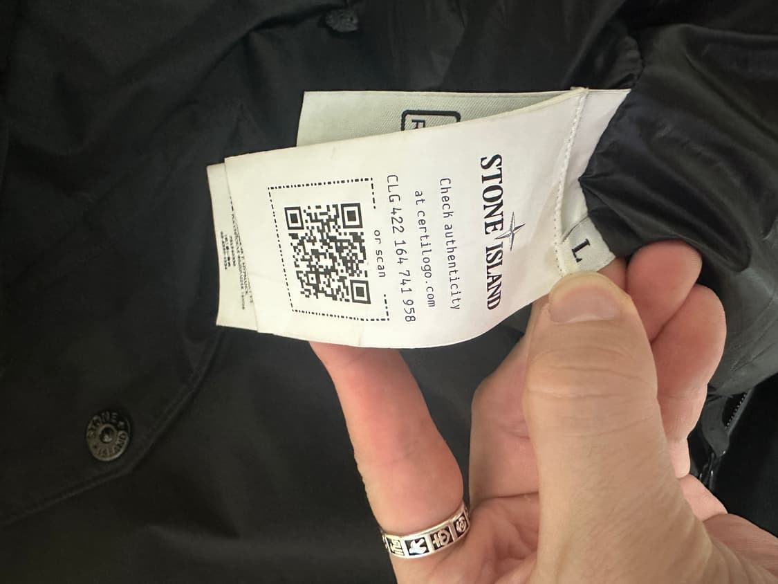 스톤아일랜드 고어텍스 립스탑 패딩 L 상품이미지6