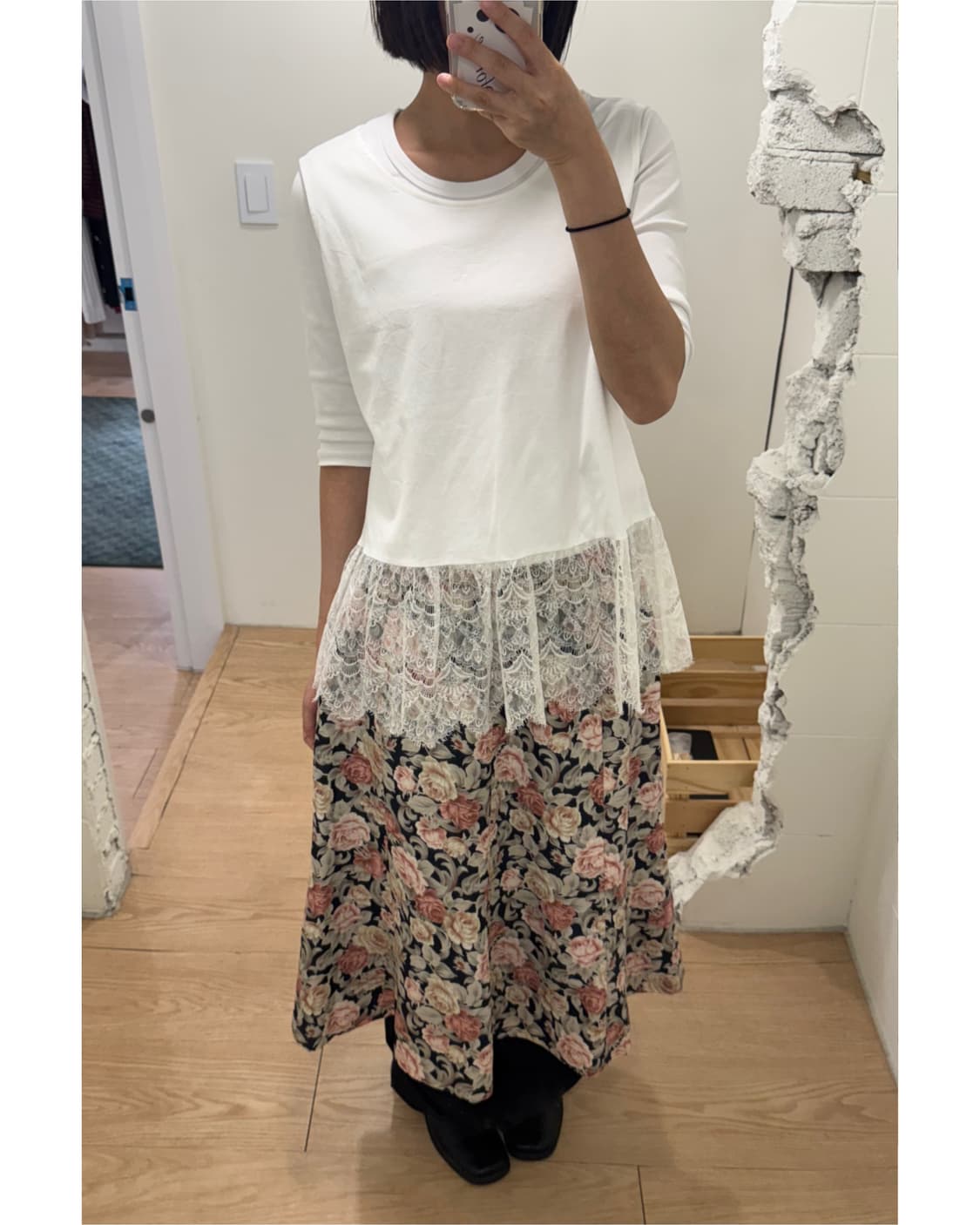 Vintage flower skirt 상품이미지6