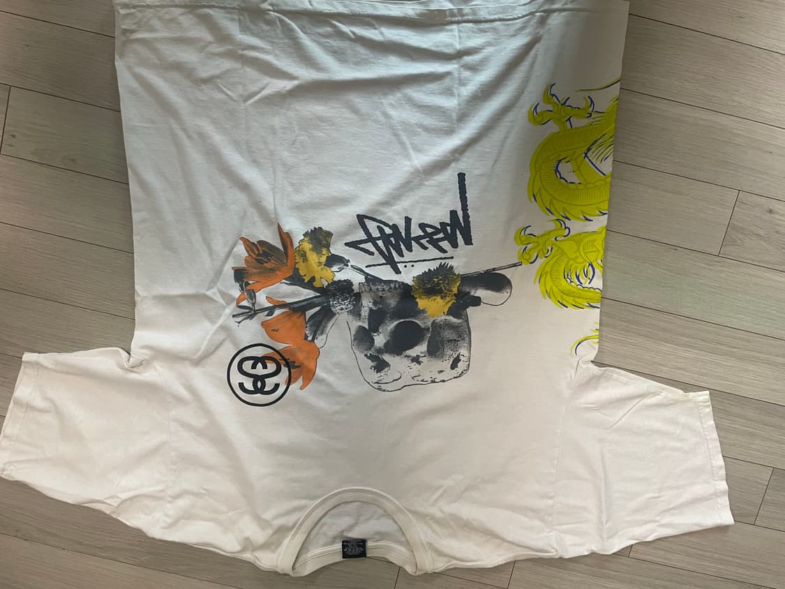 스투시 스트라이크 피그먼트 다이드 티셔츠 내츄럴 상품이미지4