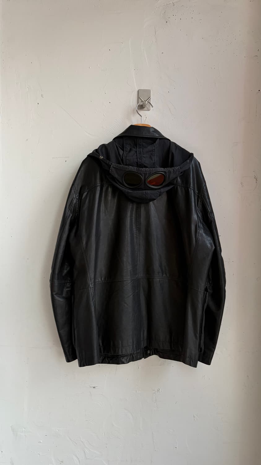 CP 컴퍼니 밀레 밀리아 레더 자켓 상품이미지3