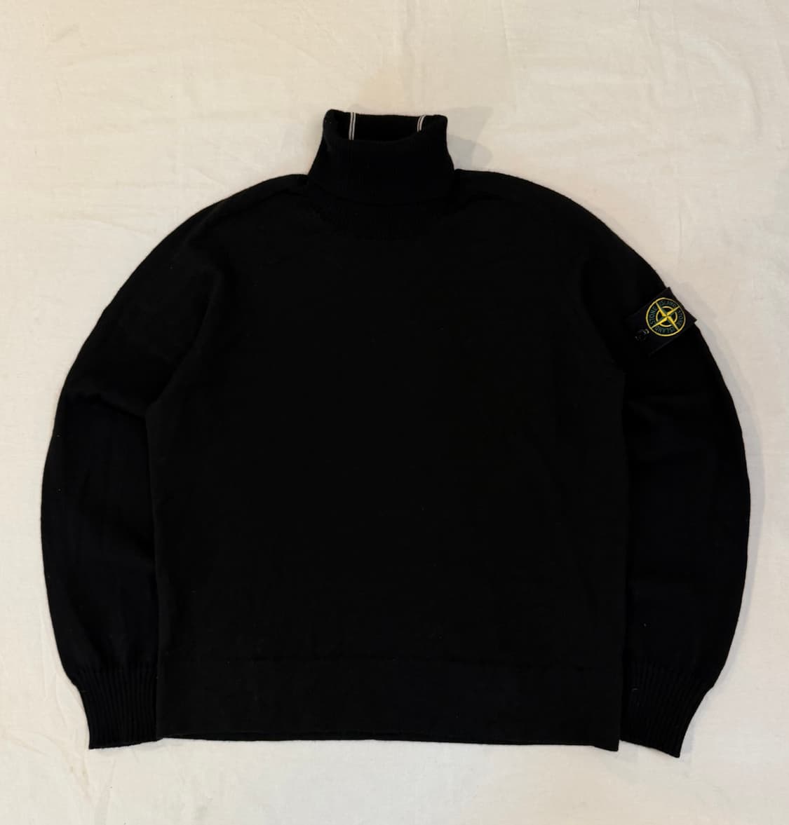 07FW 스톤아일랜드 아카이브 터틀렉 울 니트 블랙 상품이미지1