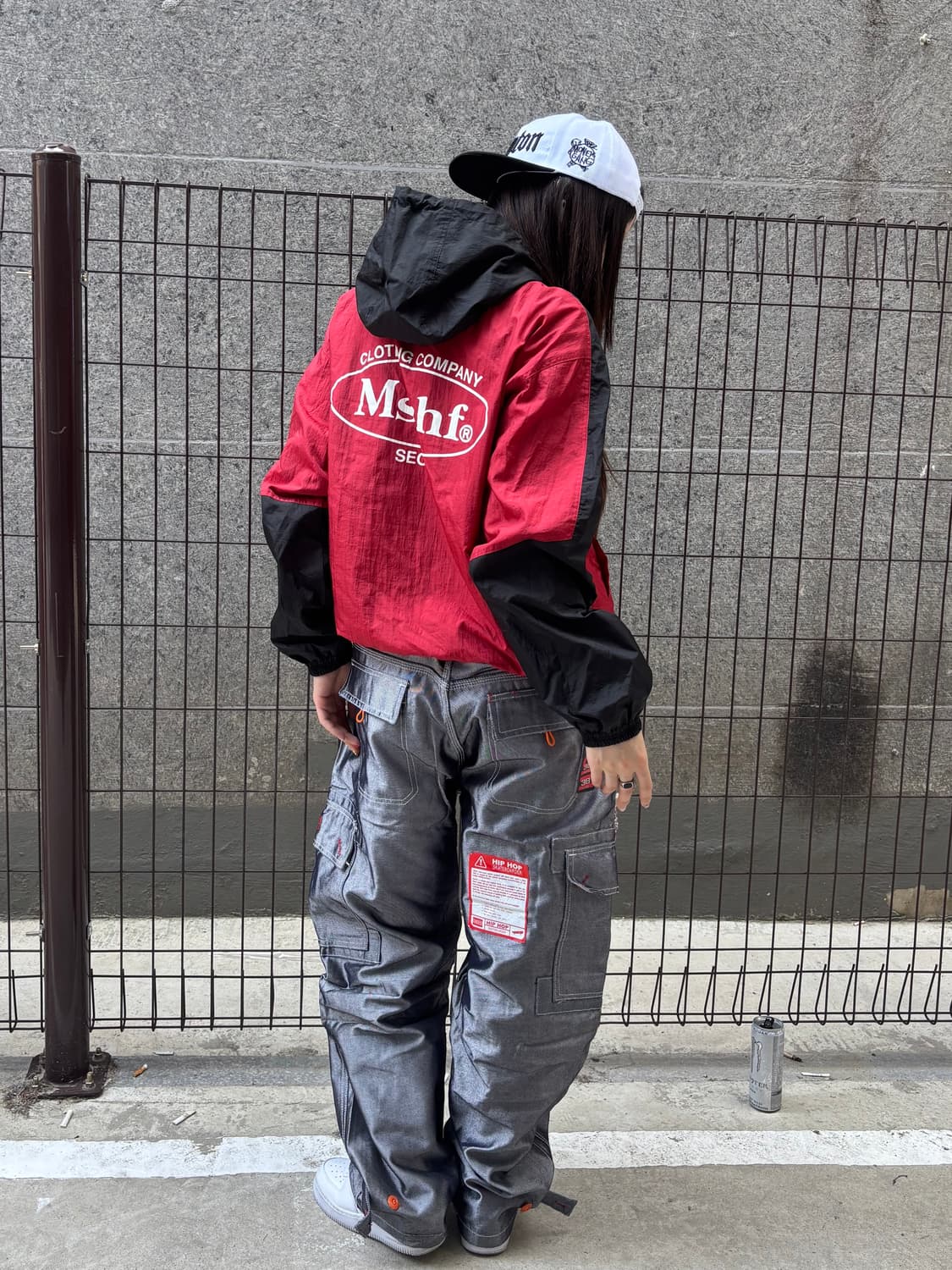 미스치프 배색 바람막이 상품이미지1