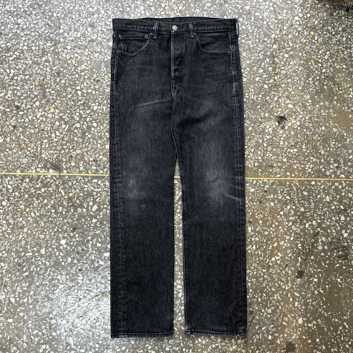 리바이스 501 블랙 진 데님 팬츠 32  상품이미지1