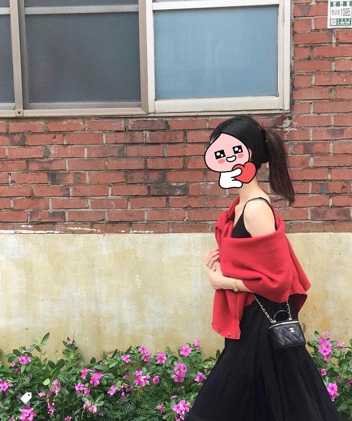 [정품] 샤넬 탑핸들 베니티 정사각 샴골 내장칩 상품이미지4