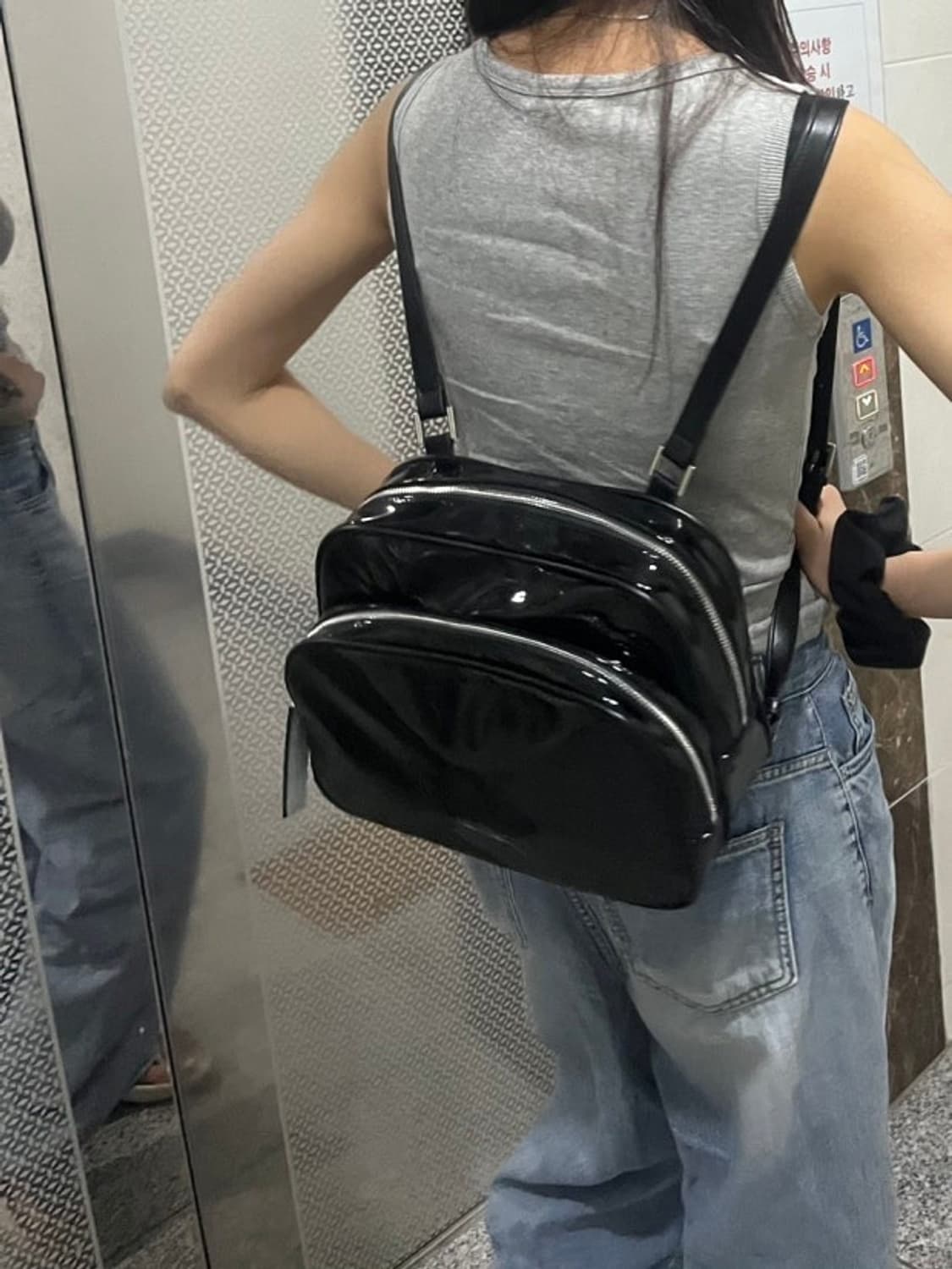 니히 터틀백 블랙 상품이미지1