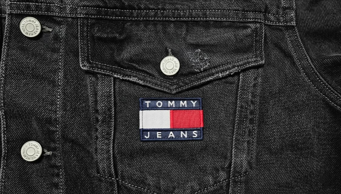 {새상품/초레어} 타미 흑청 데님 자켓 [L] 상품이미지5