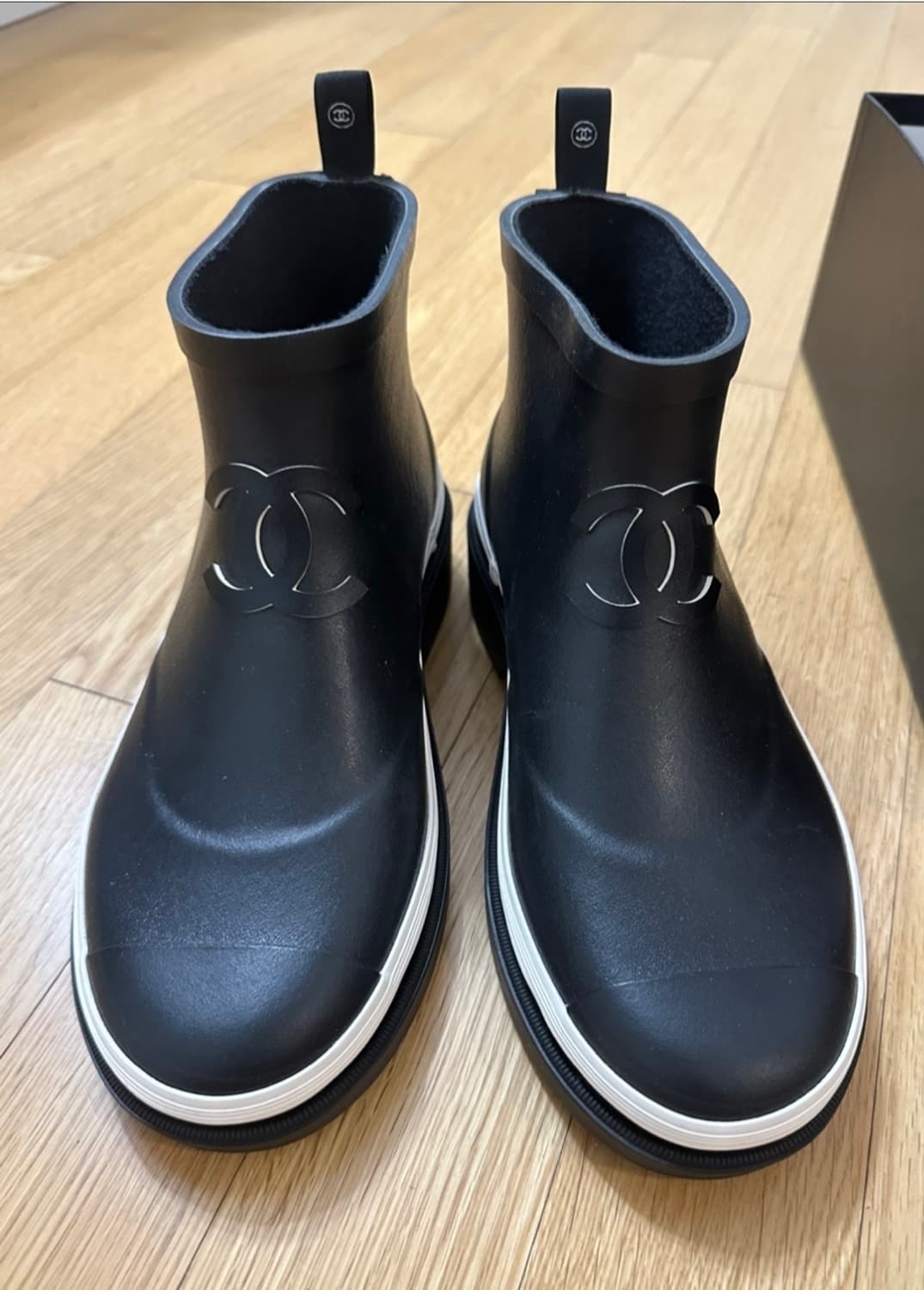 샤넬 숏 레인부츠 36 상품이미지1