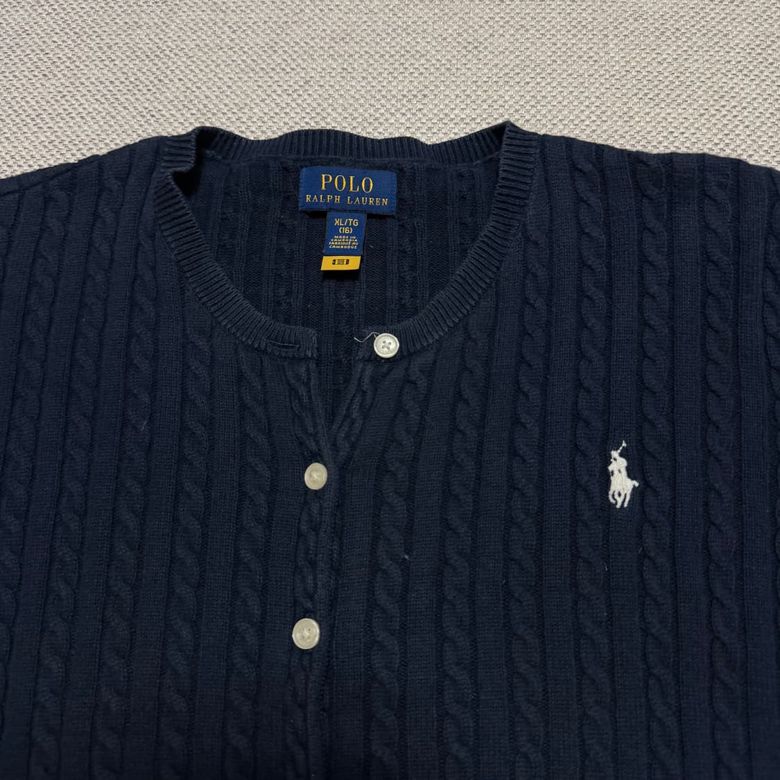 폴로 랄프로렌 케이블 니트 가디건 상품이미지2