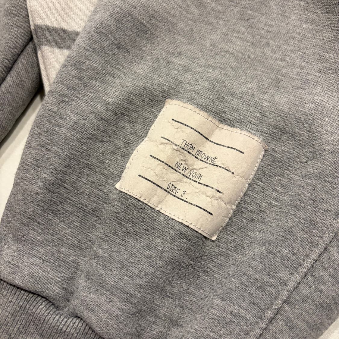 톰브라운 삼선 트레이닝 바지 팬츠 회색 그레이 D771 상품이미지7