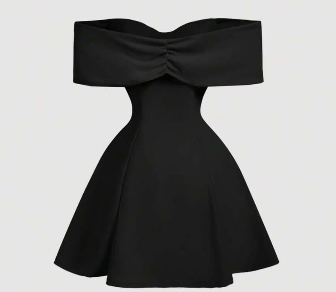 오프숄더 블랙 리본 원피스 미착용 새제품 상품이미지2
