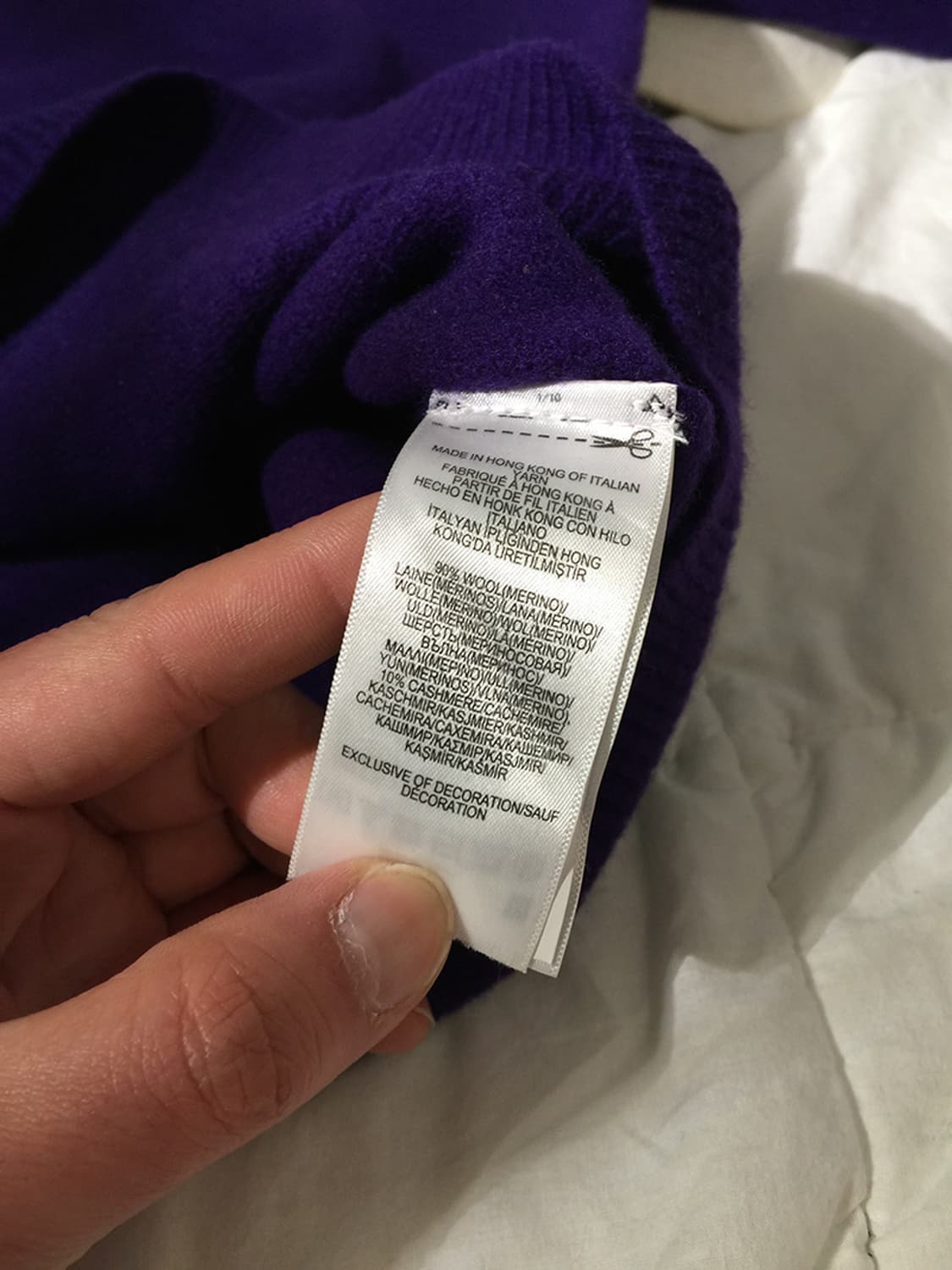 (WOMAN) 폴로랄프로렌 반집업 니트 L  상품이미지4