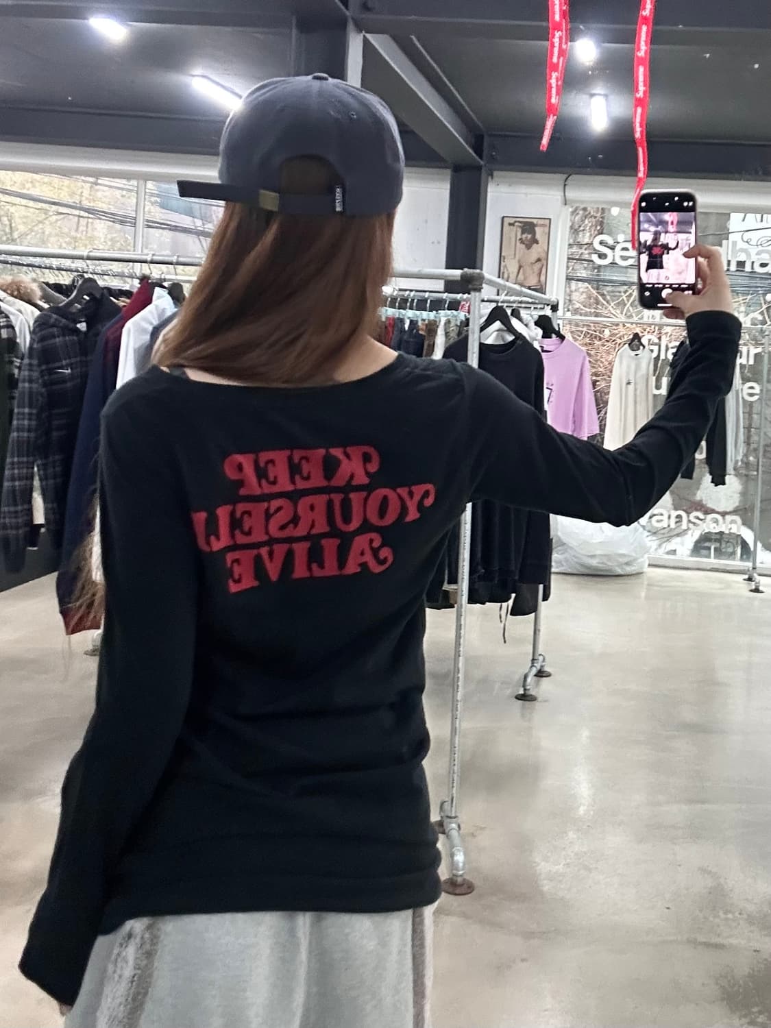 히스테릭글래머 히스걸 Endless 롱슬리브 긴팔티 상품이미지3