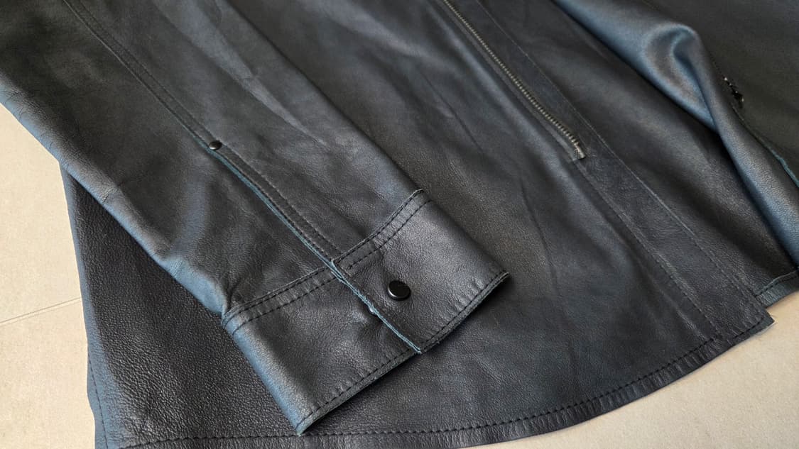 솔리드 옴므 고트 스킨 염소 가죽 셔츠 자켓 상품이미지7