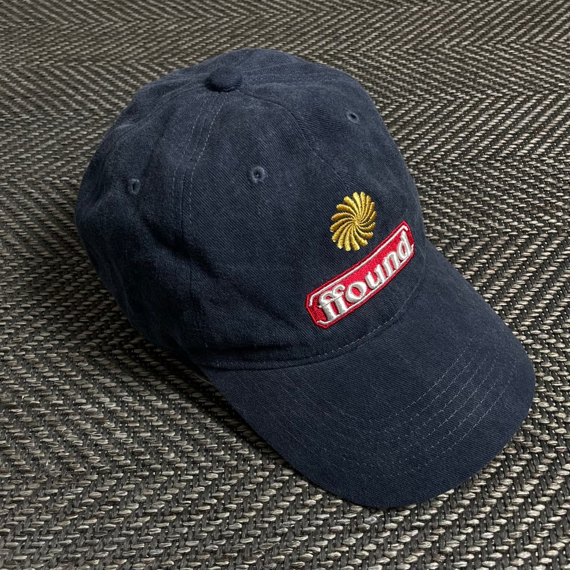 블랙 휴먼앤캣 빅로고 스톤 워시드 네이비 볼캡y 4863 상품이미지3