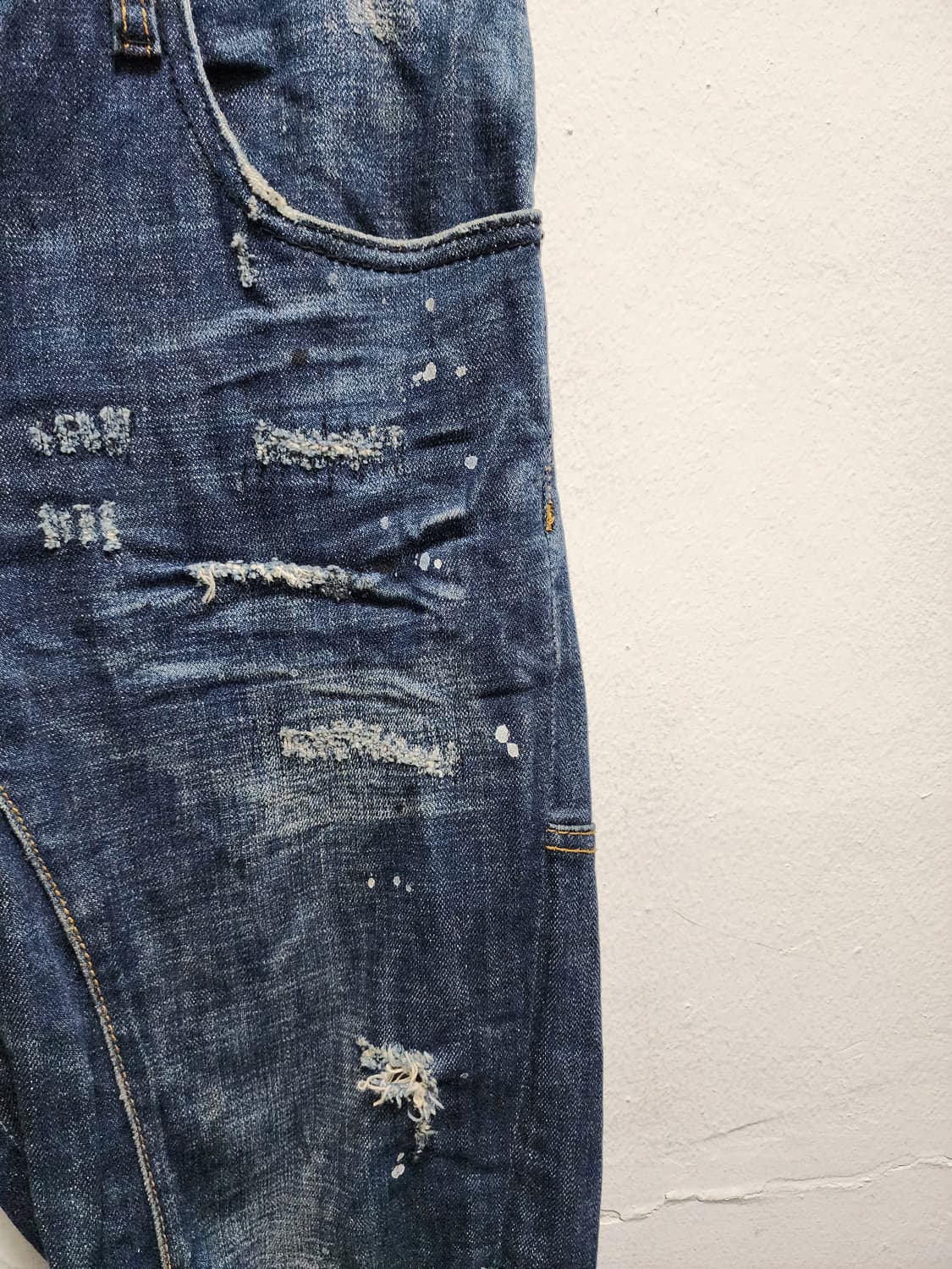 디스퀘어드2 가죽패치 데님 상품이미지4