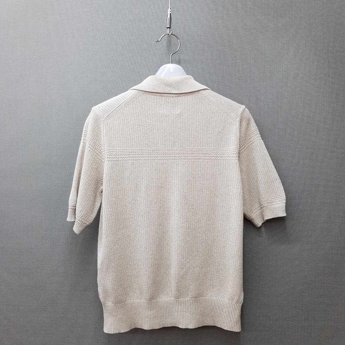 한섬 폼스튜디오 2022 카라넥  반팔 니트 F사이즈 상품이미지4