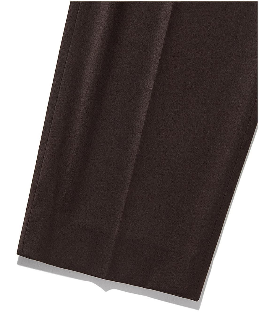 [새제품,M] 파츠 투 플리츠 벨티드 슬랙스 (다크 브라운) 상품이미지3