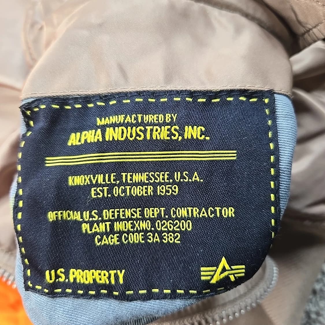  알파 인더스트리 3A 382 지퍼 리버시블 항공 점퍼 상품이미지3