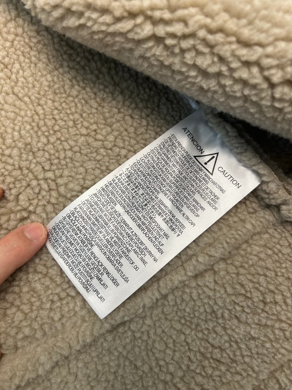 Zara 라이더 무스탕 자켓 상품이미지5