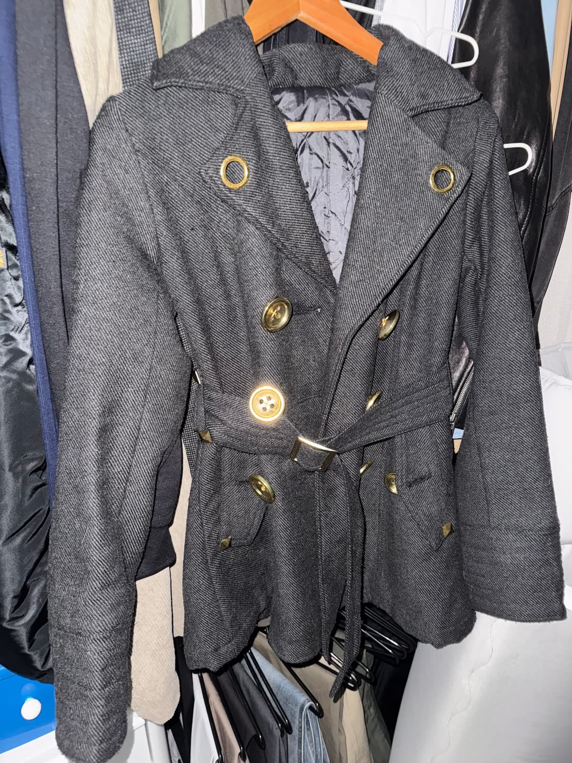 d.i.a 오네갸루 더블 코트 상품이미지1