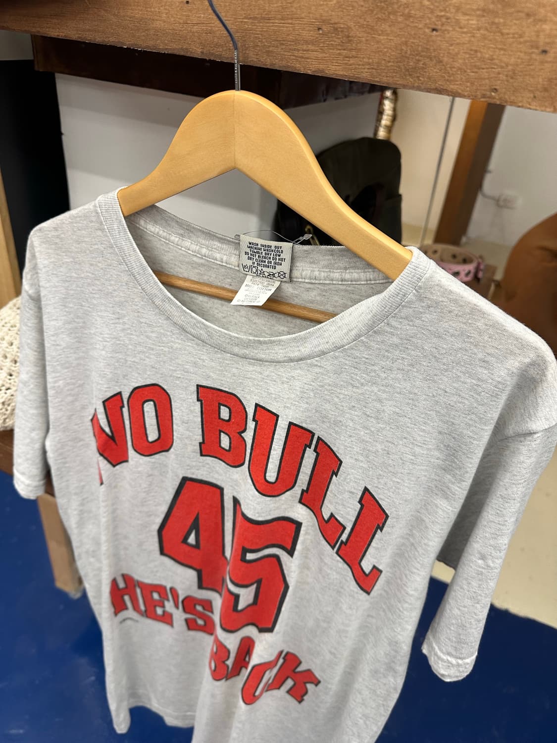 1990s Nutmeg 마이클조던 NO BULL 반팔티 상품이미지4
