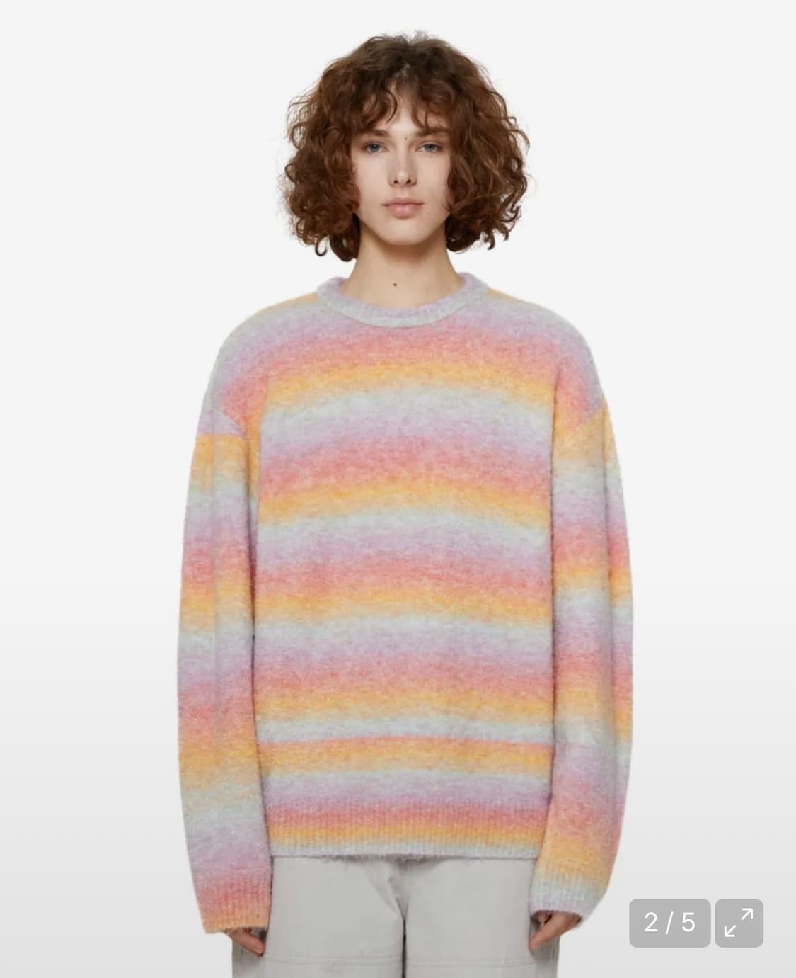 비바스튜디오 그라데이션 모헤어 니트 상품이미지2