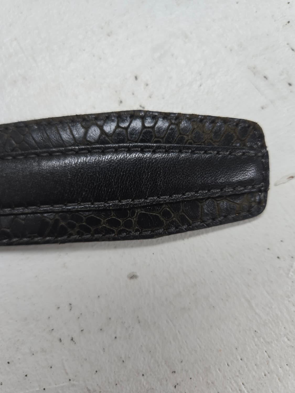 레오나드 블랙 가죽 벨트 상품이미지7