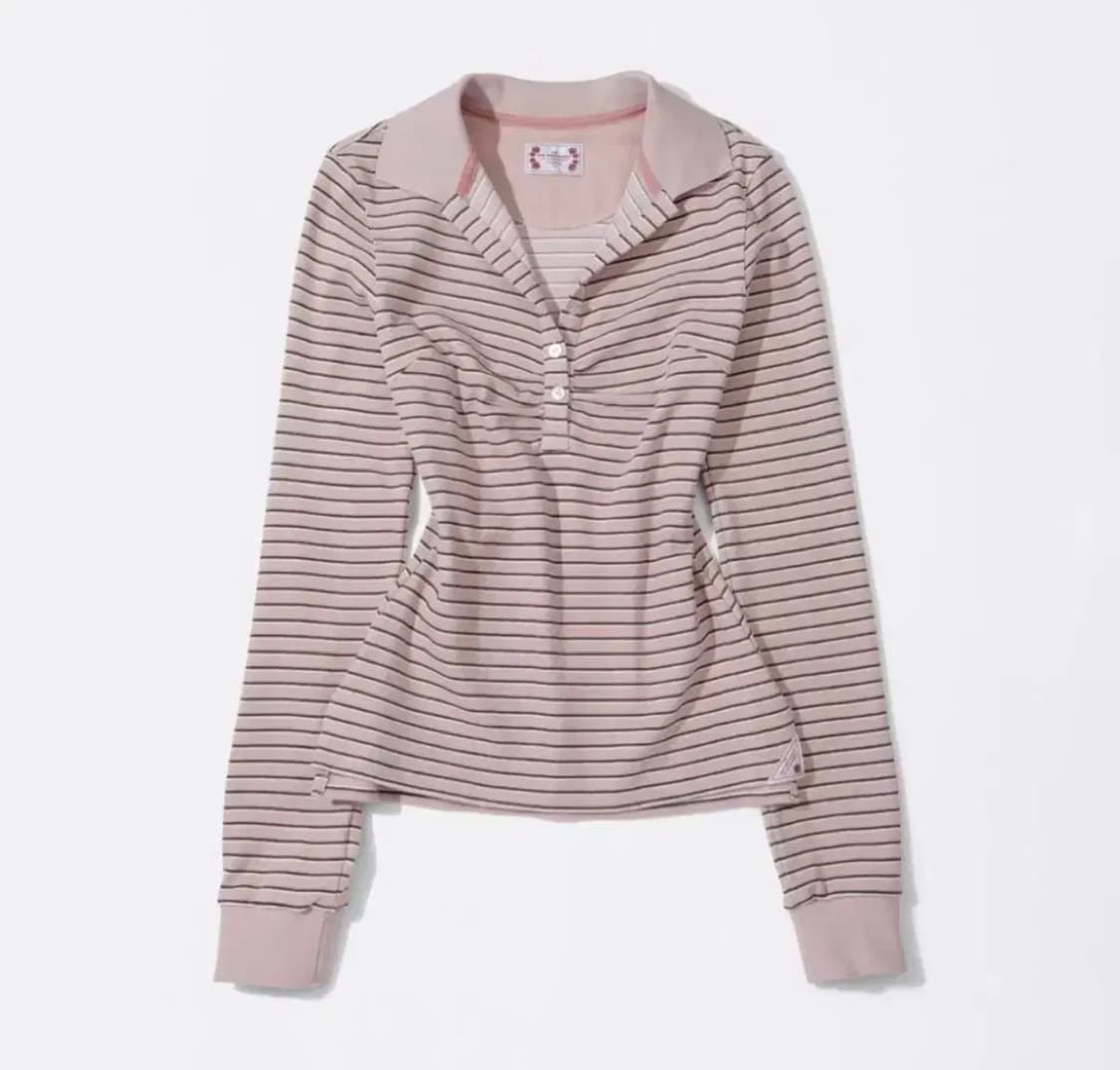 스컬프터 셔링 테니스 셔츠 (핑크) 상품이미지1