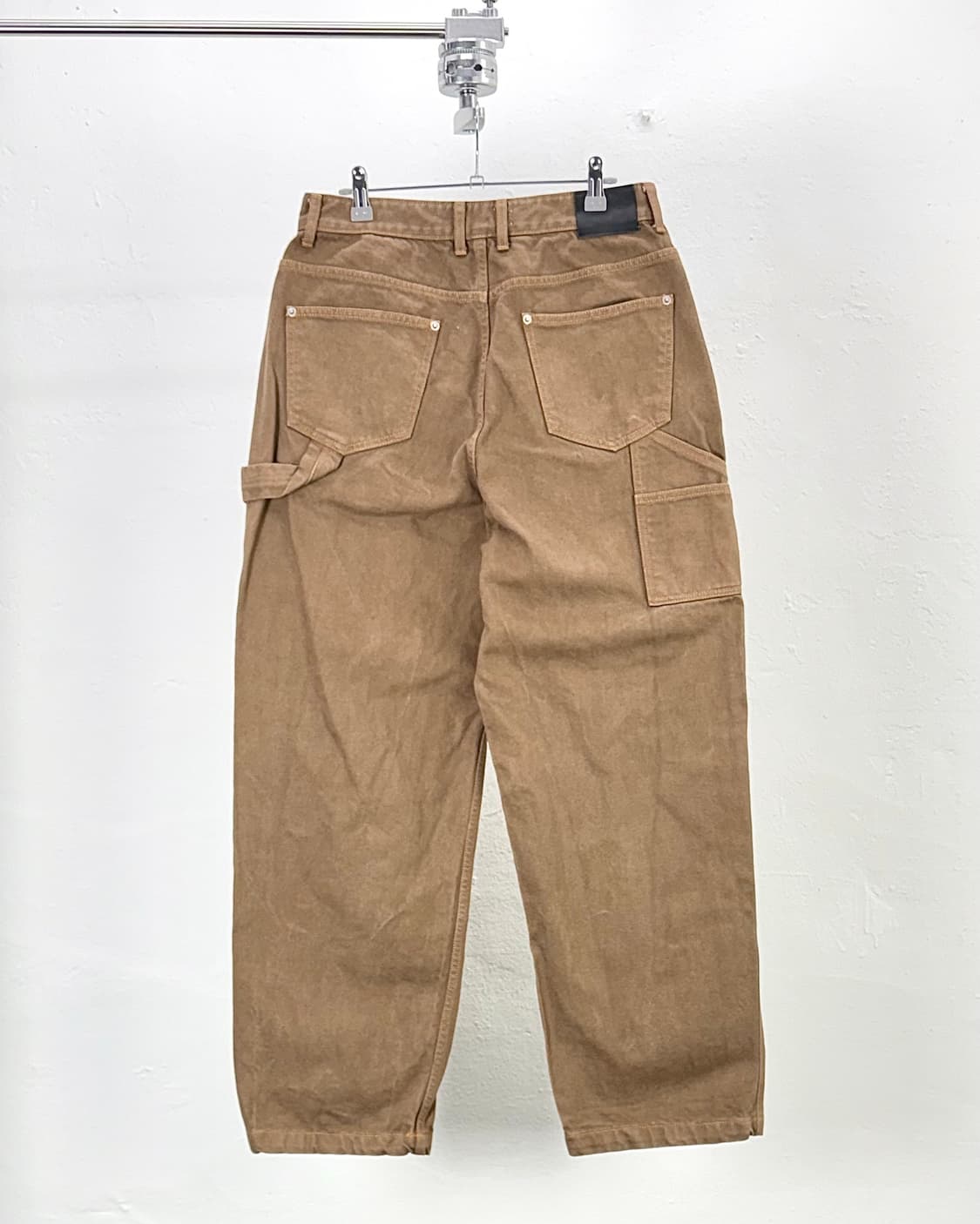 르셉템버 브라운 패널 포켓 더블니 캔버스 워크 팬츠 상품이미지6
