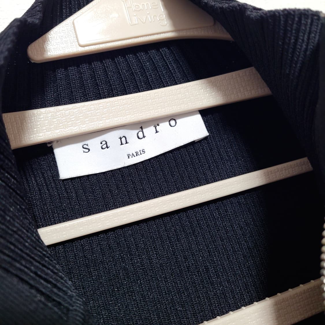 산드로 SANDRO 니트 원피스 하프집업 (44-날씬55/표기1) 새상품 상품이미지5