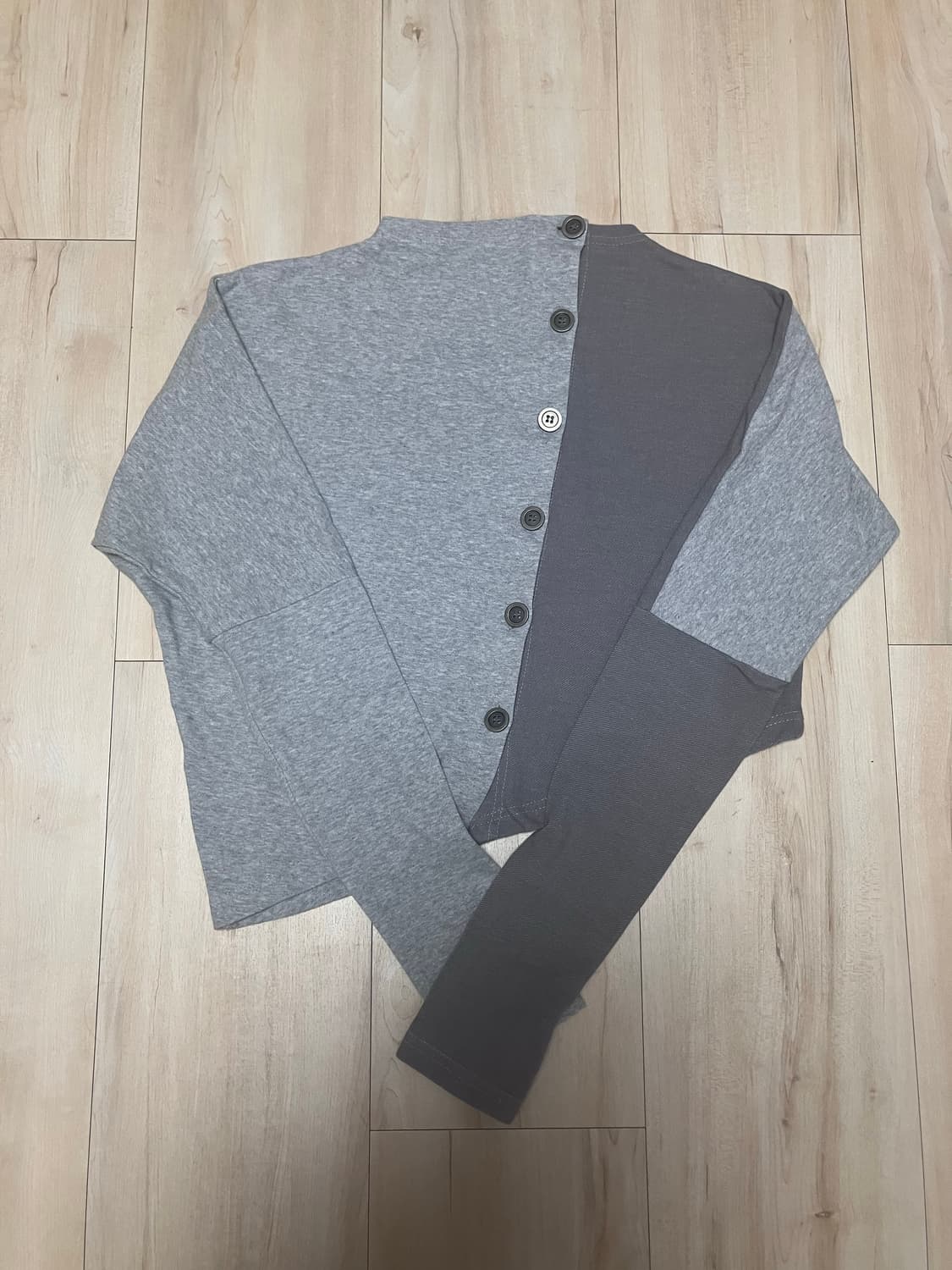 TENSE DANCE 탠스댄스 언발란스 가디건 상품이미지2