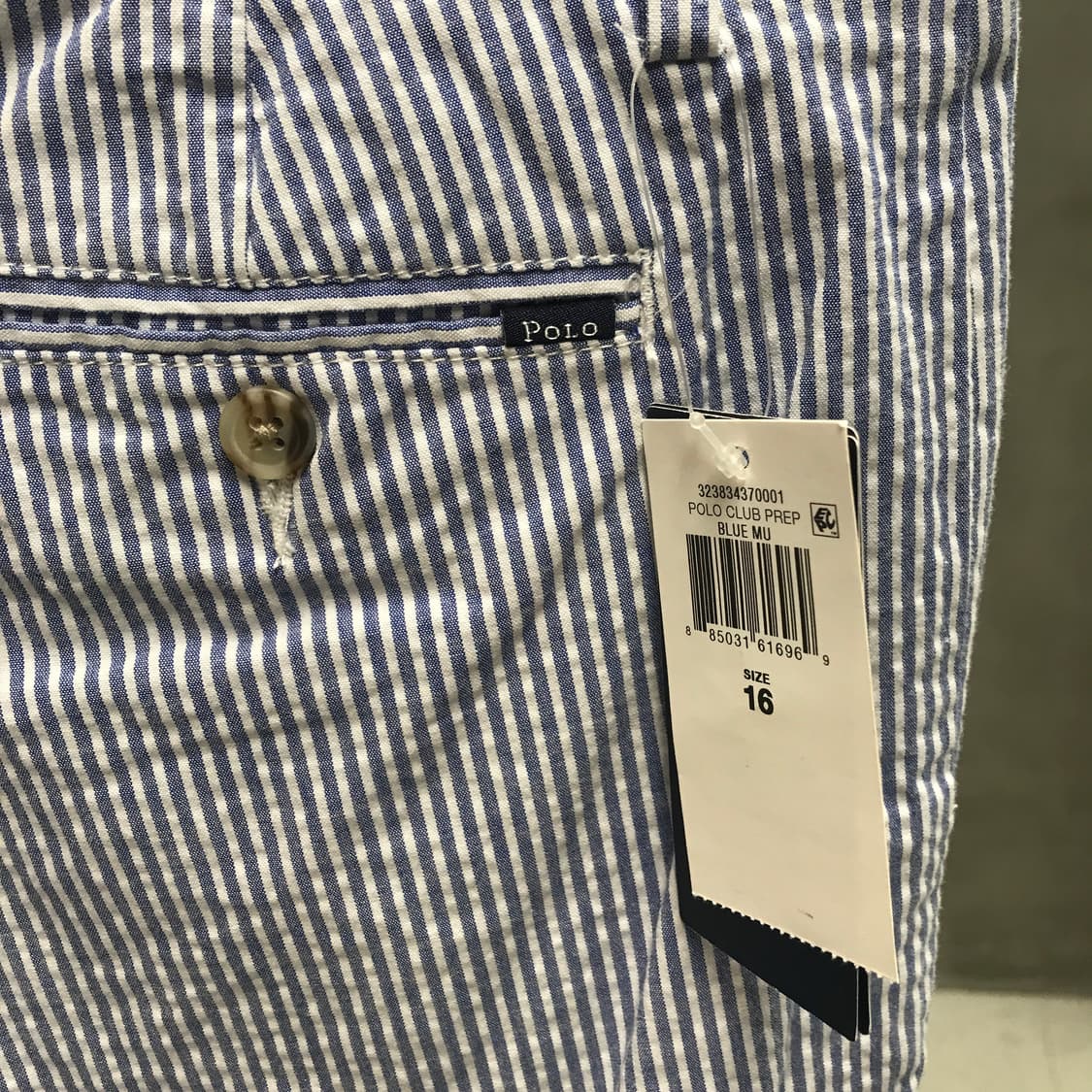 폴로 랄프로렌 스트라이프 팬츠 스카이블루 16(W) 상품이미지4