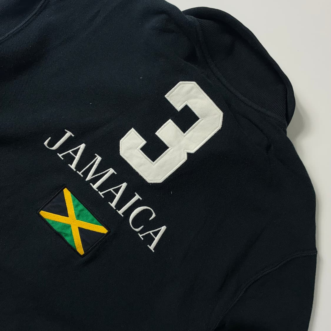 Polo  폴로 랄프로렌 자메이카 빅포니 블랙 코튼 집업  상품이미지5