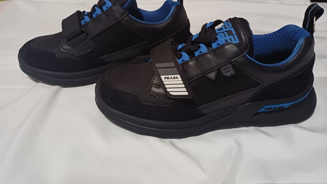 [새제품]265 프라다 운동화 스니커즈 신발 블랙 러너  상품이미지2