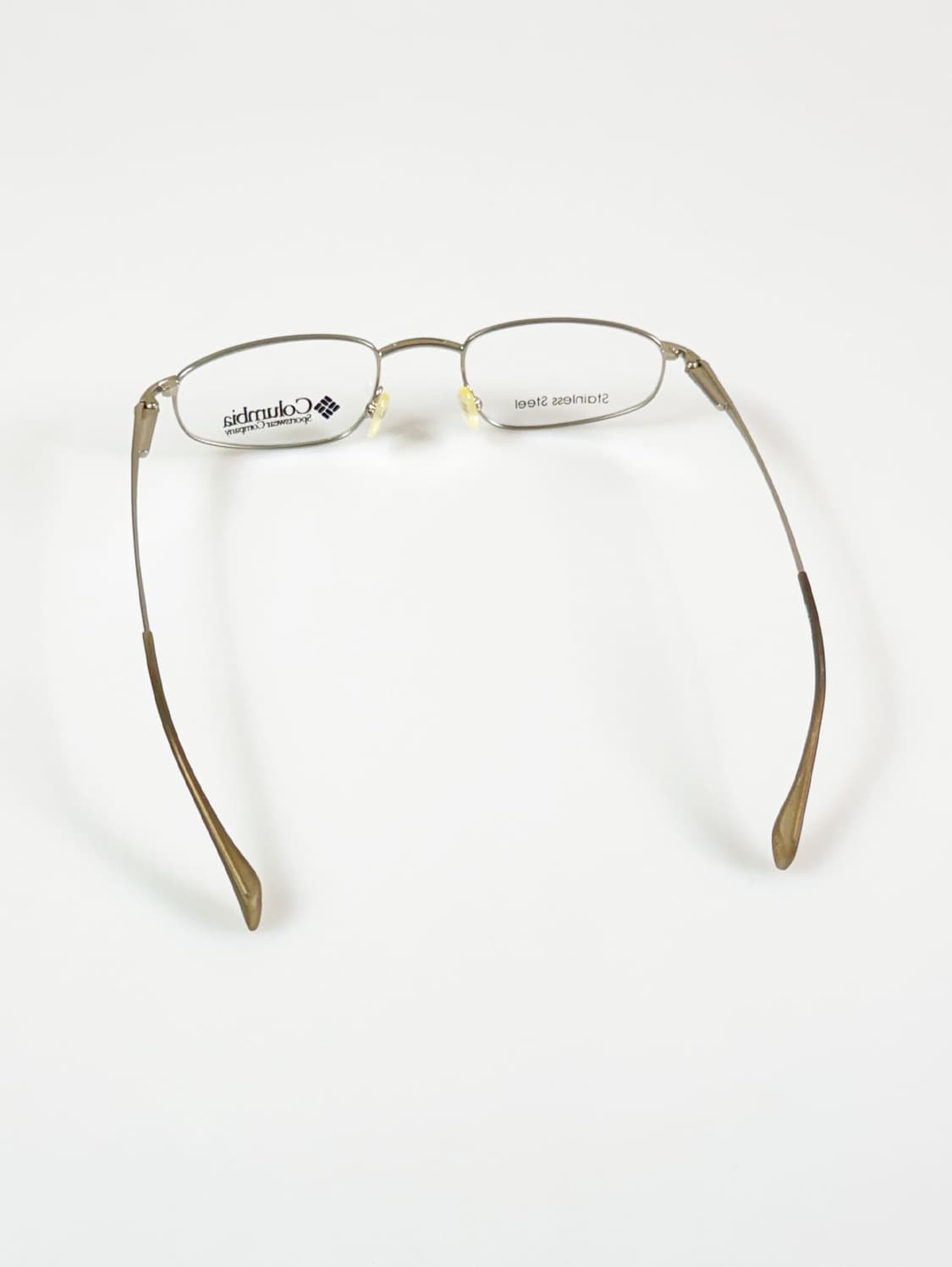 컬럼비아 실버 슬림 스퀘어 메탈 프레임 빈티지 안경 상품이미지5