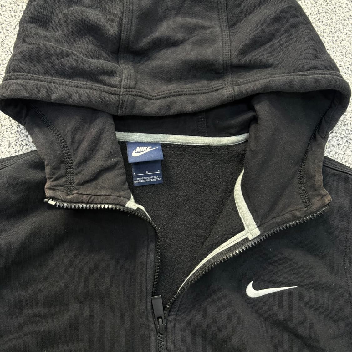 L 나이키 남성 후드 집업 져지 자켓 0423J 상품이미지5