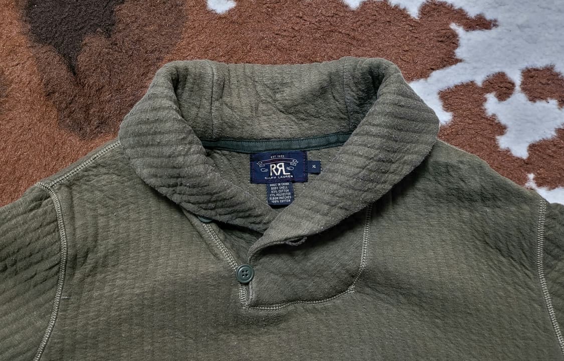 RRL 남성용 진카키 색상 상의(XL) 상품이미지4